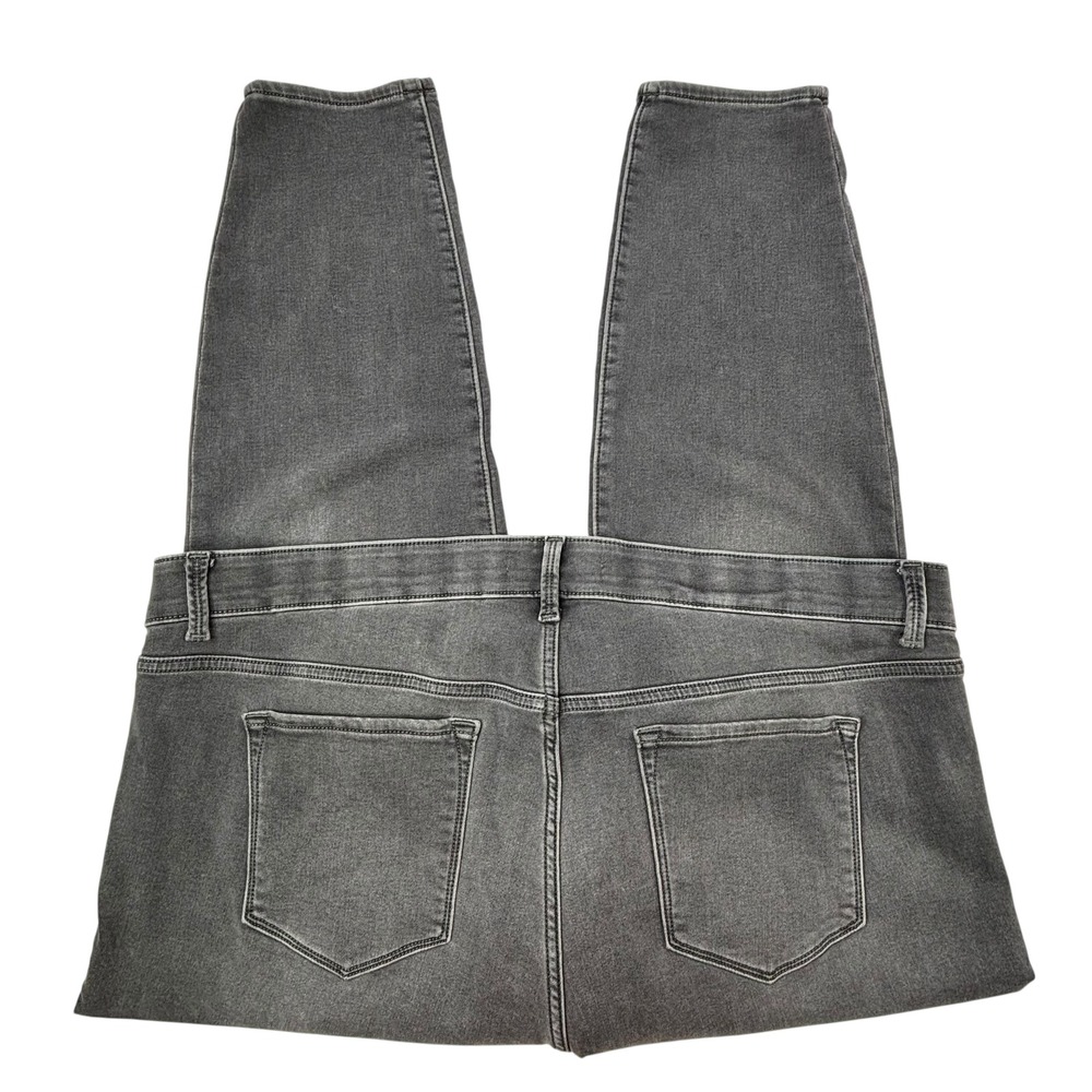 Old Navy Women Plus 24 Rockstar Super Skinny Gray Built-In‎ Warm Stretch Jeans - Picture 16 of 16